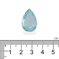 Hemelblauwe peervormige Aquamarijn van 9,81 karaat