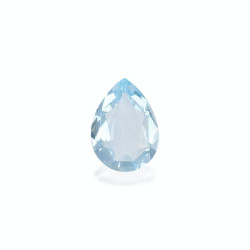 梨形宝石切割的婴儿蓝色海蓝宝5.70克拉