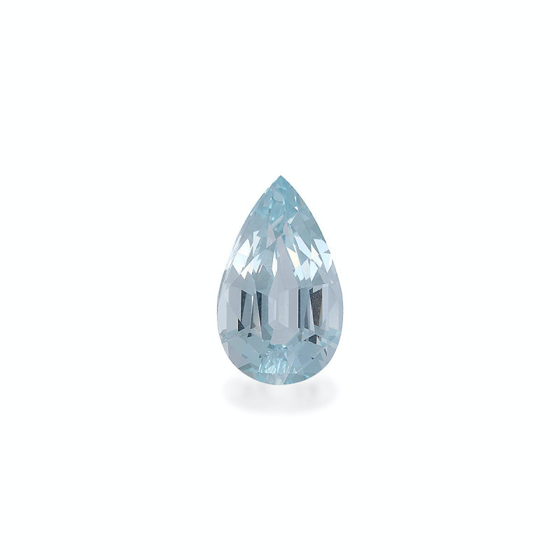 Aguamarina taille Poire Bleu Ciel 13.18 carats
