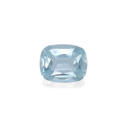 CUSHION-cut Aquamarine Sky...