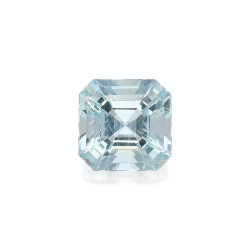 Aigue-Marine taille CARR&Eacute; Bleu Ciel 3.30 carats