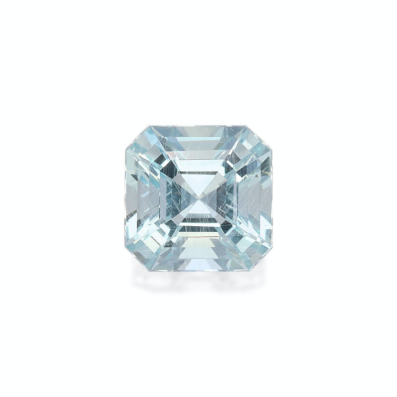 SQUARE-cut Aquamarine Sky Blue 3.30 carats