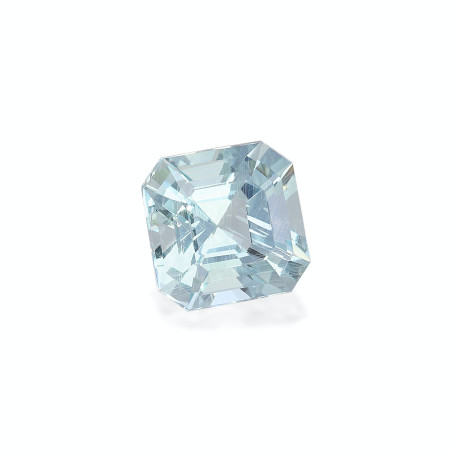 Aguamarina taille CARR&Eacute; Bleu Ciel 3.30 carats