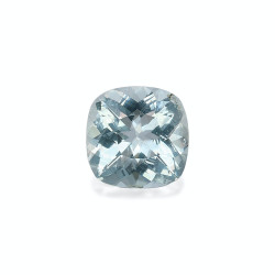 CUSHION-cut Aquamarine Sky...