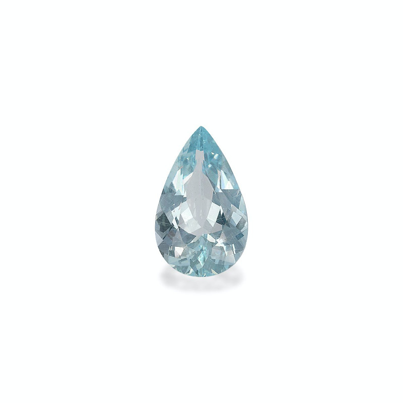 Aguamarina taille Poire Bleu Ciel 4.42 carats