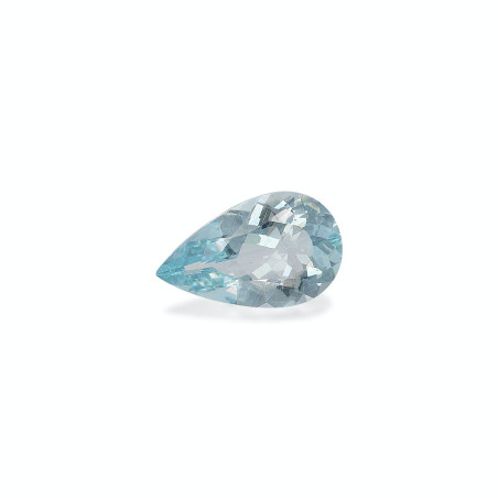 Aquamarin lengte Birne Himmelblau 4.42 karaten