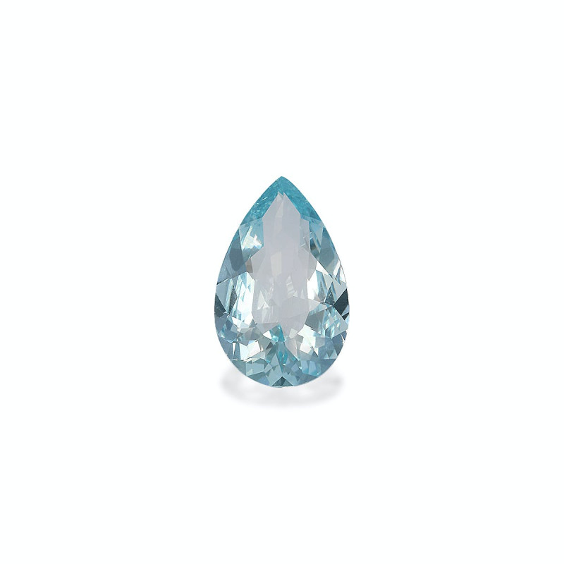 Aguamarina taille Poire Bleu Ciel 3.10 carats