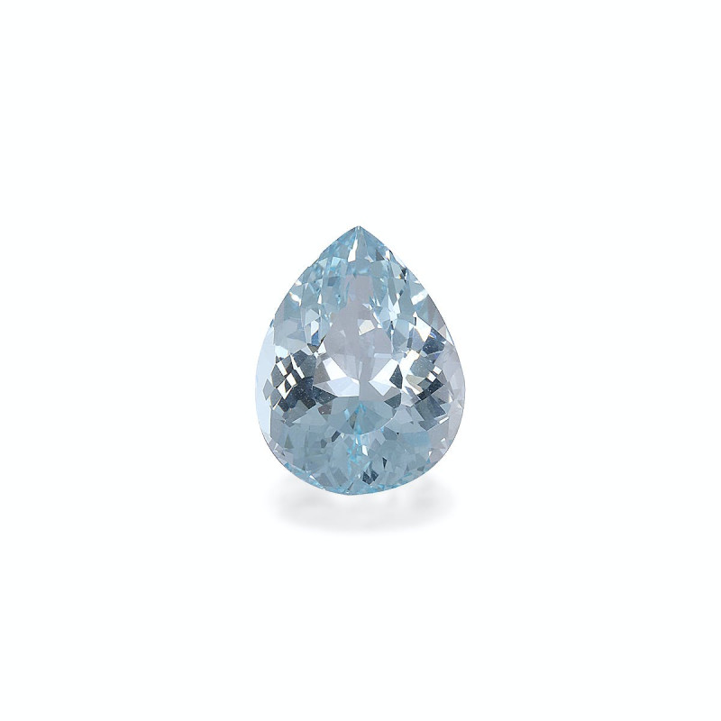 Aguamarina taille Poire Bleu Ciel 6.80 carats
