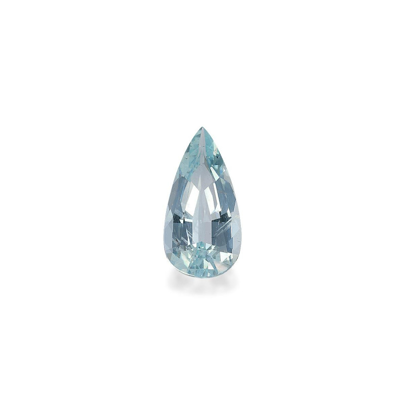Aguamarina taille Poire Bleu Ciel 6.44 carats