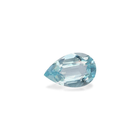 Aguamarina taille Poire Bleu Ciel 3.93 carats
