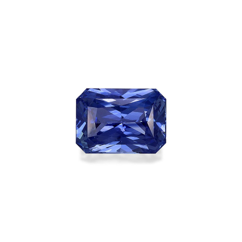Saphir bleu taille RECTANGULARE 蓝色 4.13 carats