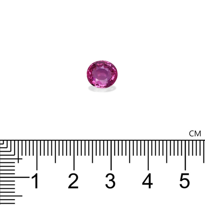 Saphir Rose Créé En Laboratoire, Rond, 12mm, 7,08cts - IF, Parfait Pour Une Bague Ou Un Pendentif