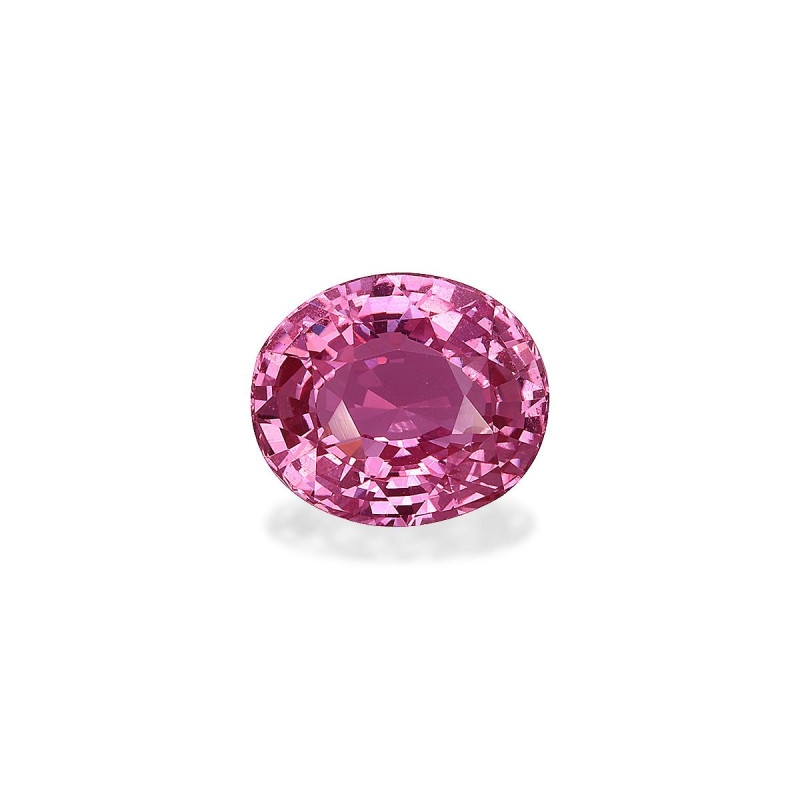 Saphir rose taille OVALE Bubblegum Pink 3.55 carats