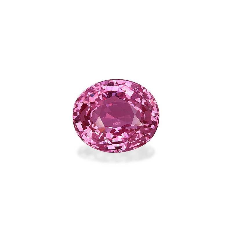 粉红色蓝宝石 taille 椭圆形 泡泡糖粉红色 3.55 carats