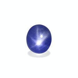 OVAL-cut Blue star sapphire...