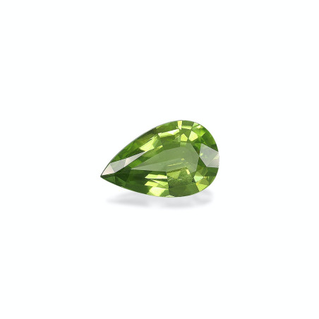 Peridot lengte Birne Limettengr&uuml;n 6.77 karaten