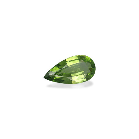 Peridot lengte Birne Limettengr&uuml;n 12.84 karaten