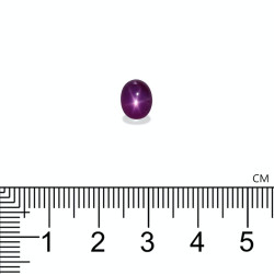 Rubis Etoil&eacute; taille OVALE Pink 2.82 carats
