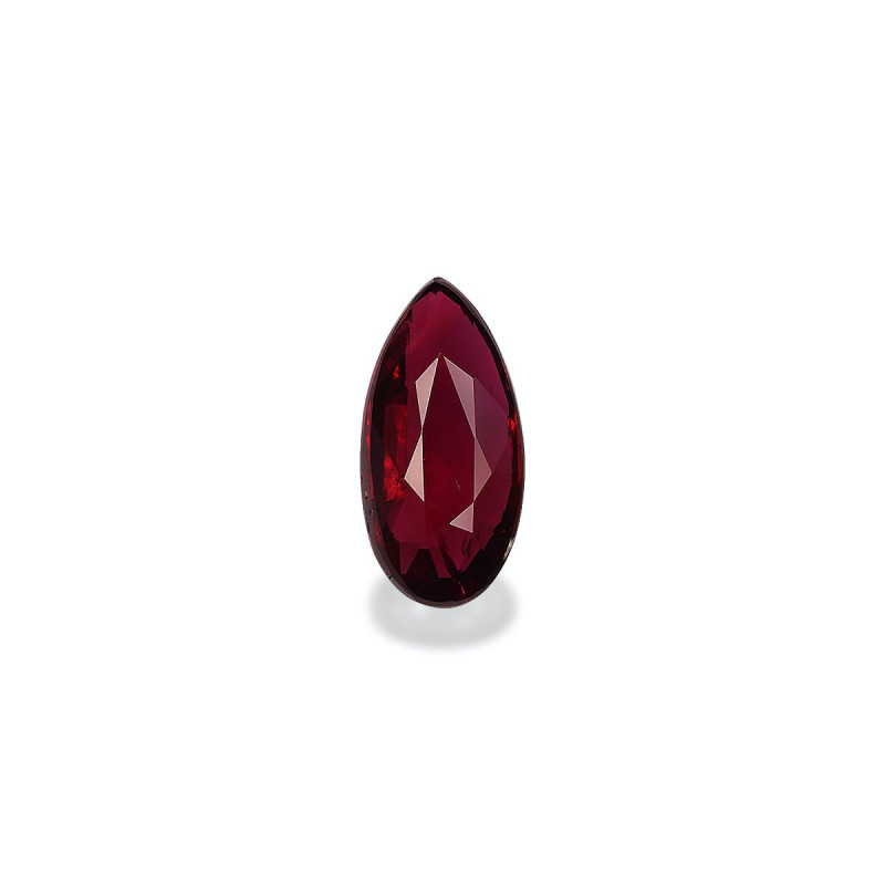 Rubis du Mozambique taille Poire Rouge 3.01 carats