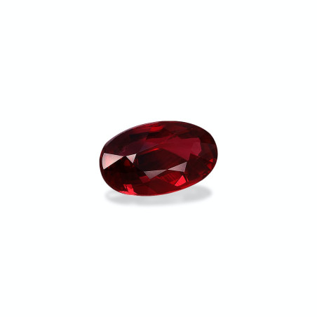 Rub&iacute;es de Mozambique taille OVALE Rojo 3.01 carats