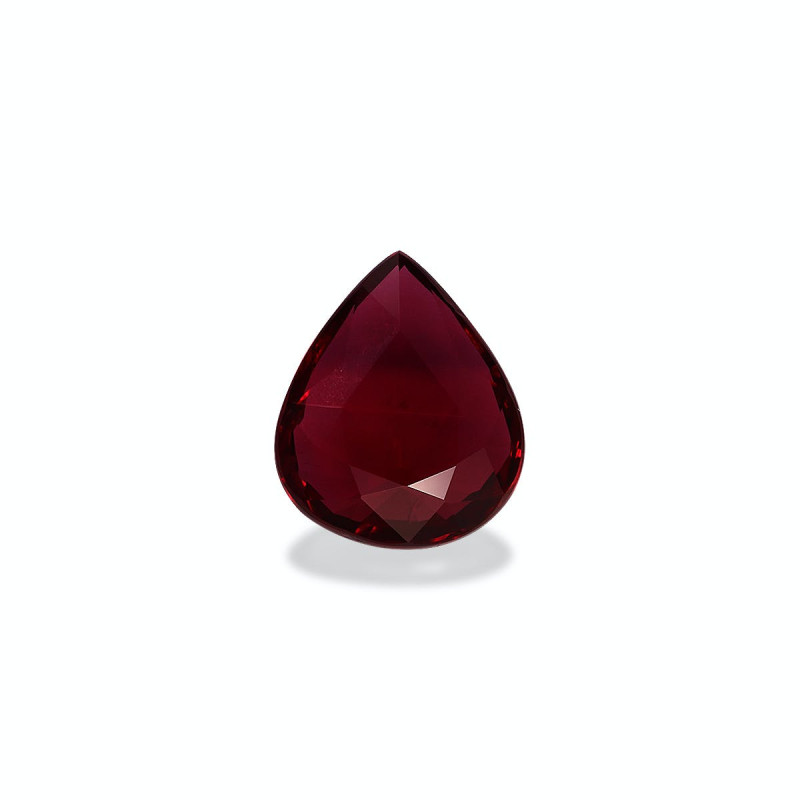 Rubíes de Mozambique taille Poire Rojo 2.07 carats