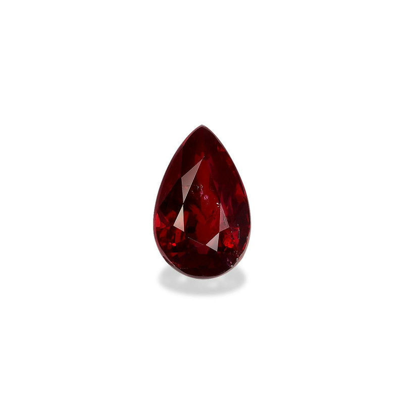 Rubis du Mozambique taille Poire Rouge 3.03 carats