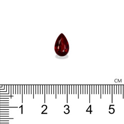 Rubis du Mozambique taille Poire Rouge 3.03 carats