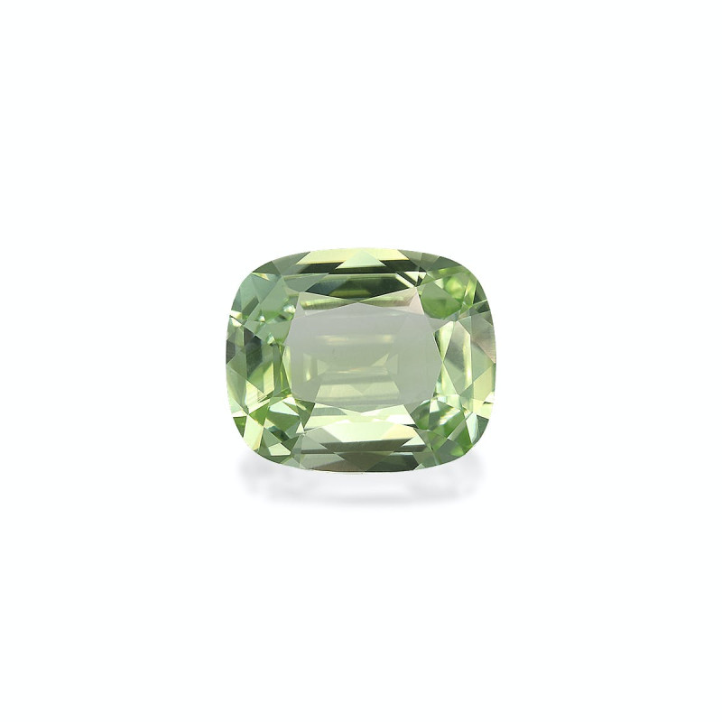 CUSHION-cut Green Tourmaline Pistachio Green 4.57 carats