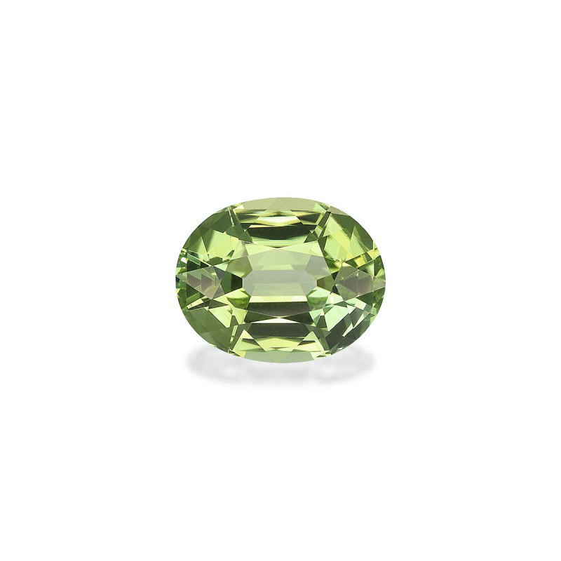 Gr&uuml;ner Turmalin lengte OVAL Pistaziengr&uuml;n 3.82 karaten