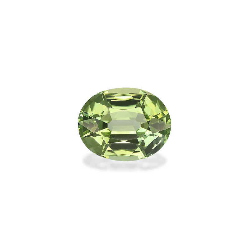 OVAL-cut Green Tourmaline Pistachio Green 3.82 carats