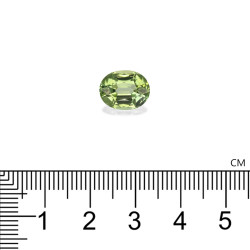 Gr&uuml;ner Turmalin lengte OVAL Pistaziengr&uuml;n 3.82 karaten