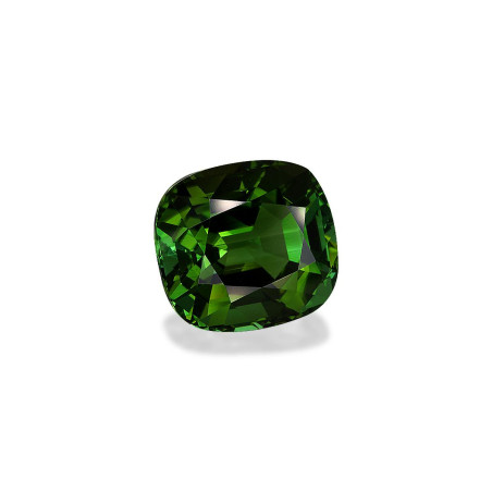CUSHION-cut Green Tourmaline Forest Green 23.47 carats