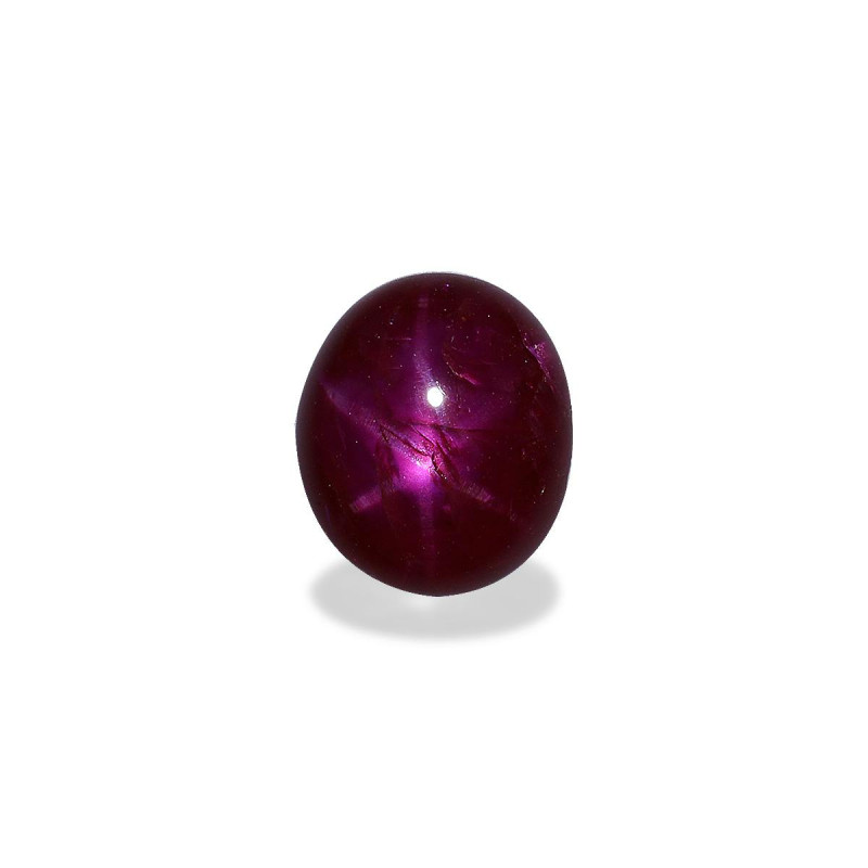 OVAL-cut Star Ruby Red 4.45 carats