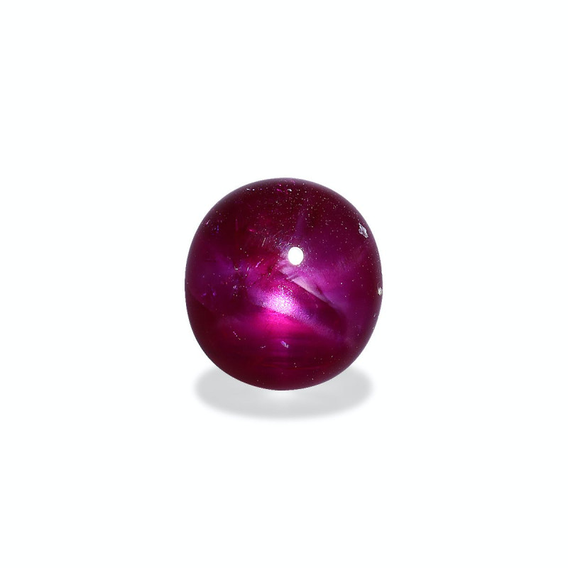 ROUND-cut Star Ruby Red 5.50 carats