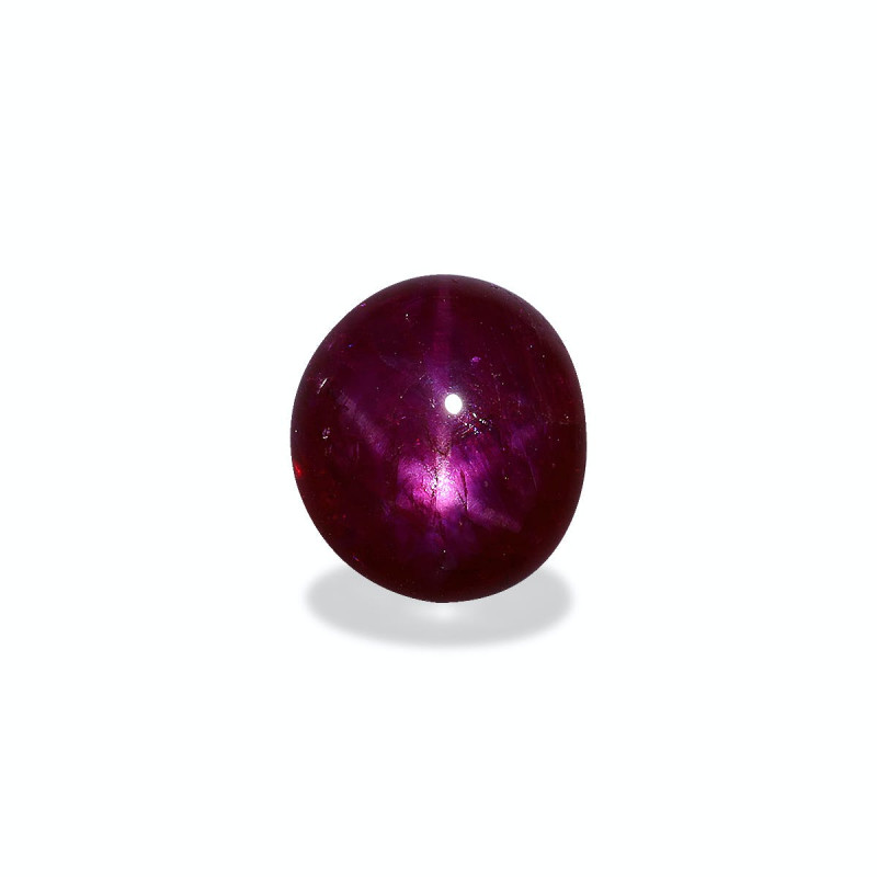 Rubis Etoilé taille OVALE 红色 4.13 carats