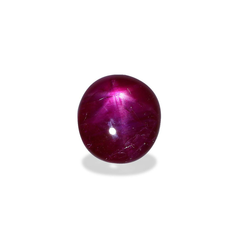 OVAL-cut Star Ruby Red 3.71 carats