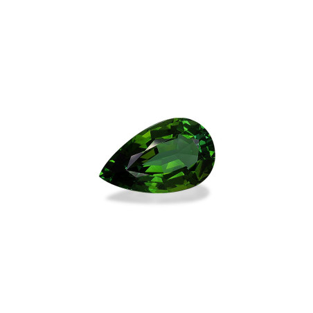 Turmalina Verde taille Poire Forest Green 20.63 carats