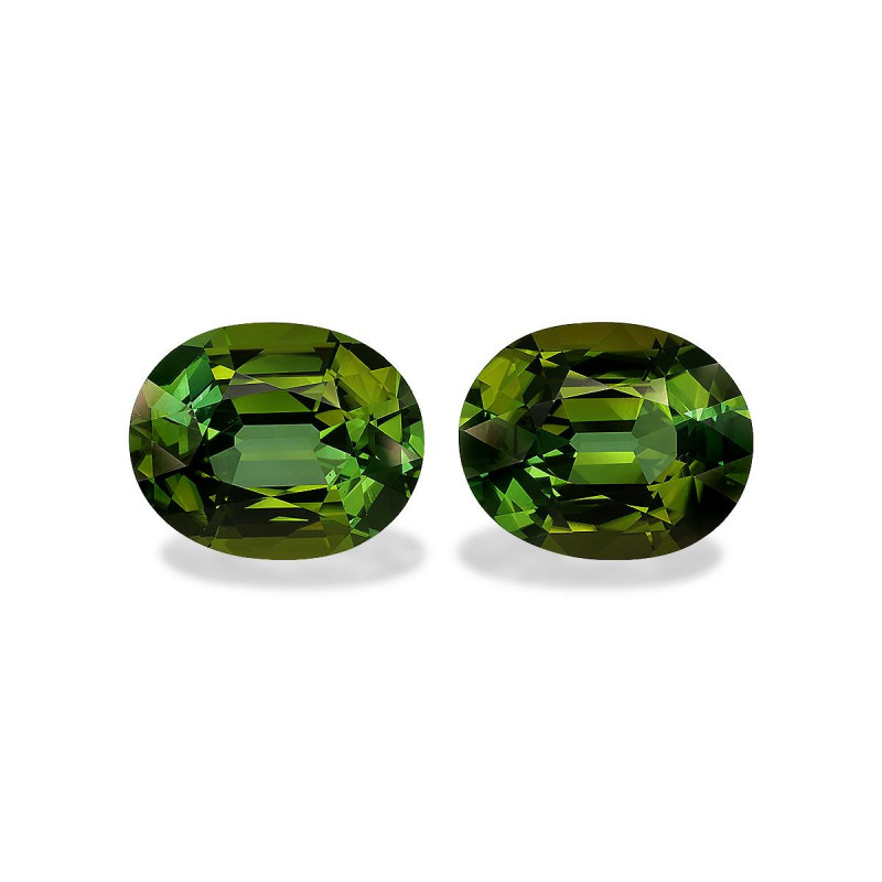 Tourmaline Verte taille OVALE Forest Green 29.42 carats