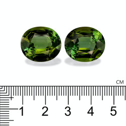 Ovale geslepen Forest Green Toermalijn van 31,82 karaat