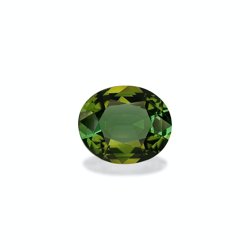 OVAL-cut Green Tourmaline Lime Green 11.97 carats