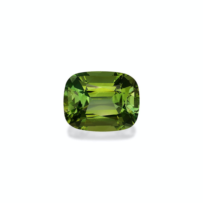 Tourmaline Verte taille COUSSIN Vert Pistache 5.88 carats