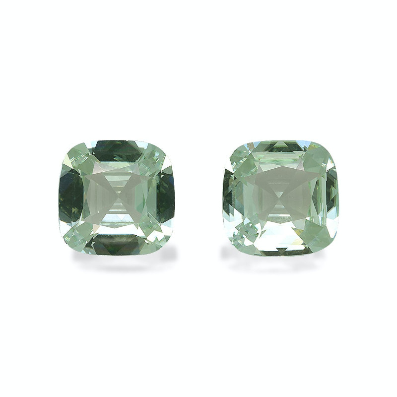 CUSHION-cut Green Tourmaline  12.63 carats