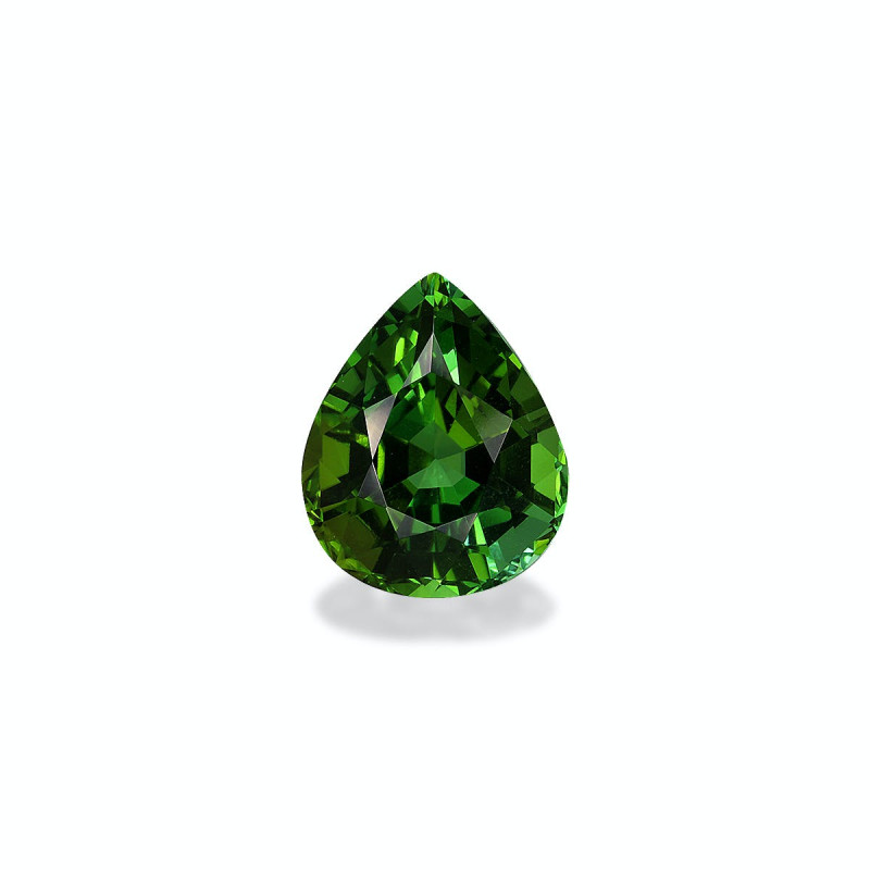 Pear-cut Green Tourmaline Forest Green 6.60 carats
