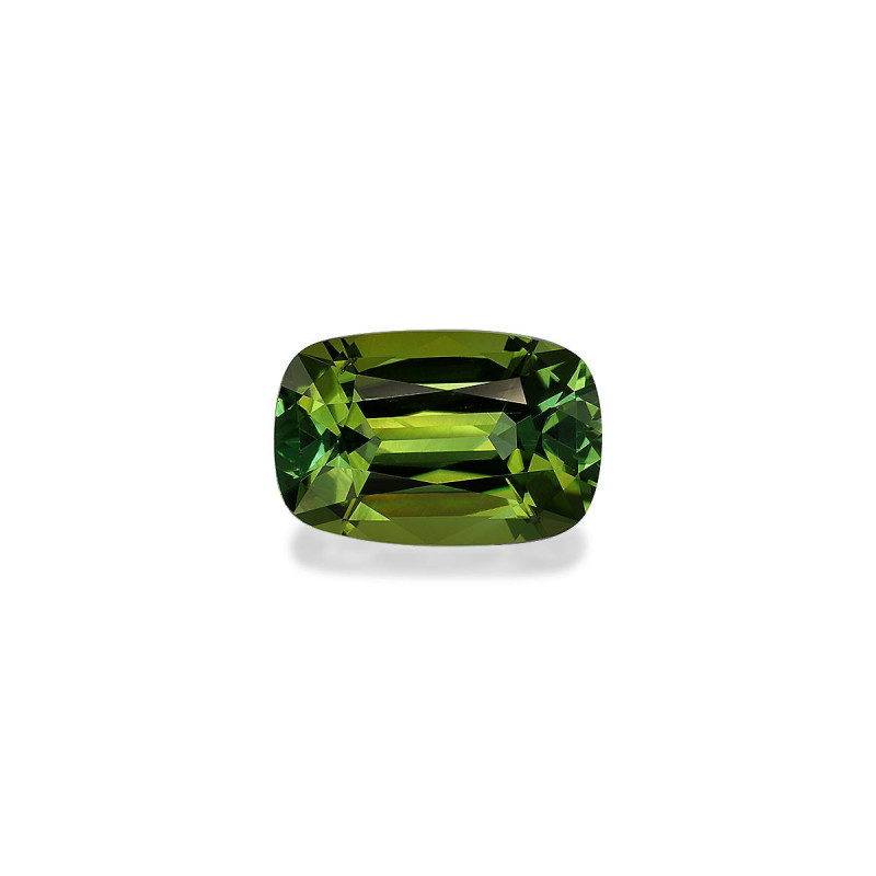 CUSHION-cut Green Tourmaline Moss Green 5.24 carats