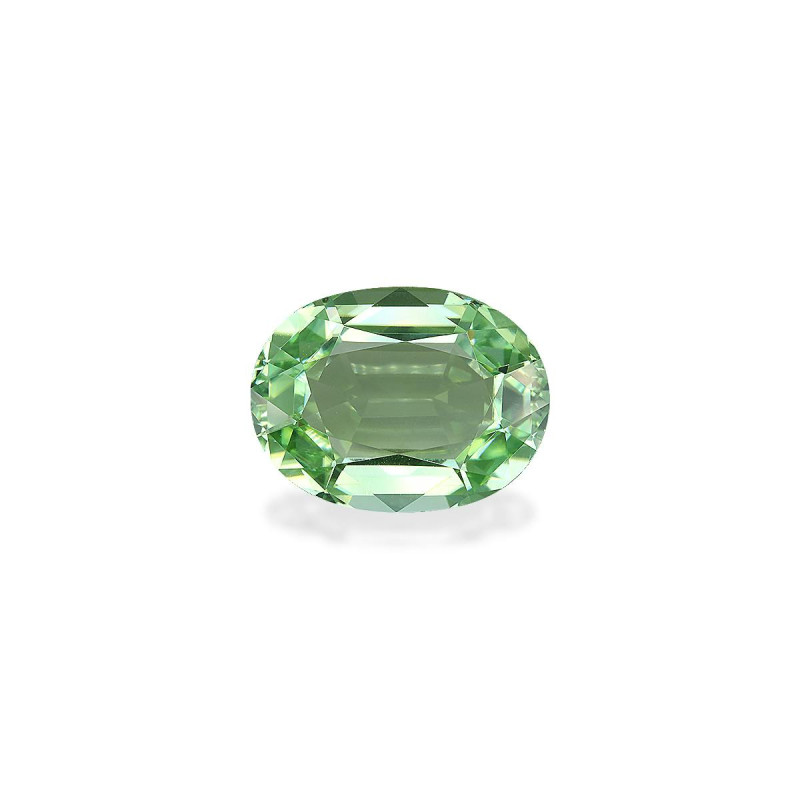 Tourmaline Verte taille OVALE Vert Pâle 19.63 carats