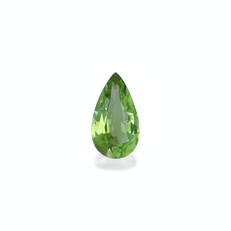 Pear-cut Green Tourmaline Lime Green 10.07 carats