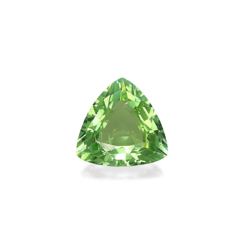 Tourmaline Verte taille Trilliant Lime Green 8.00 carats