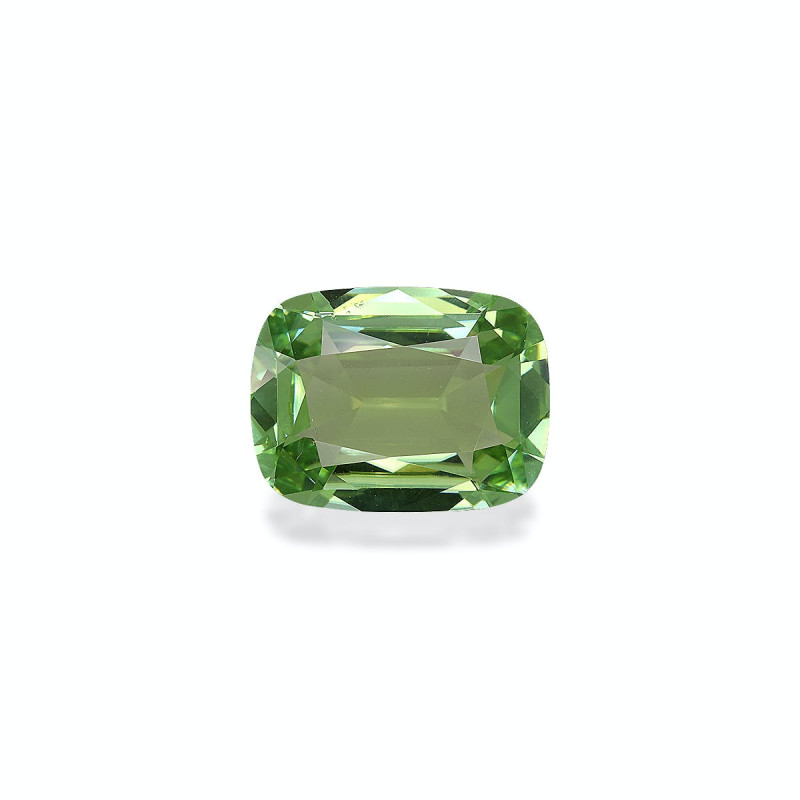 Tourmaline Verte taille COUSSIN Vert Pistache 9.12 carats