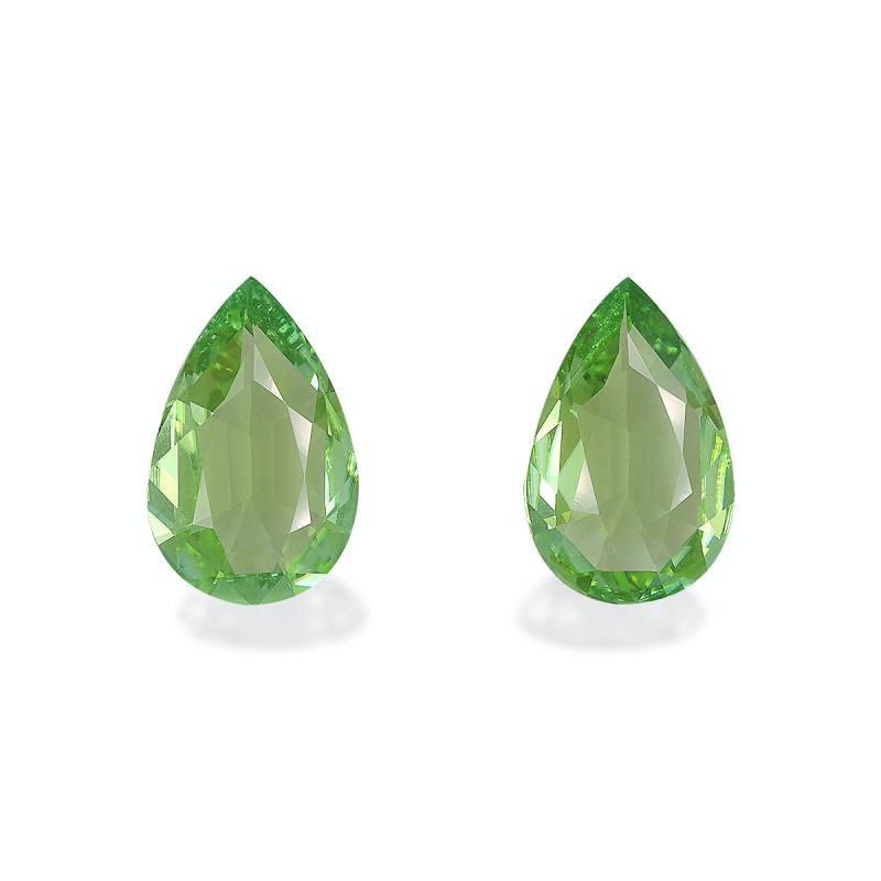 Pear-cut Green Tourmaline Pistachio Green 17.51 carats