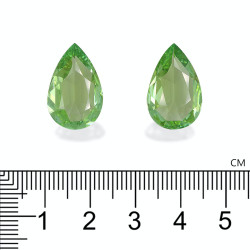 Pistachegroene Peer geslepen Groene Toermalijn 17.51 karaat